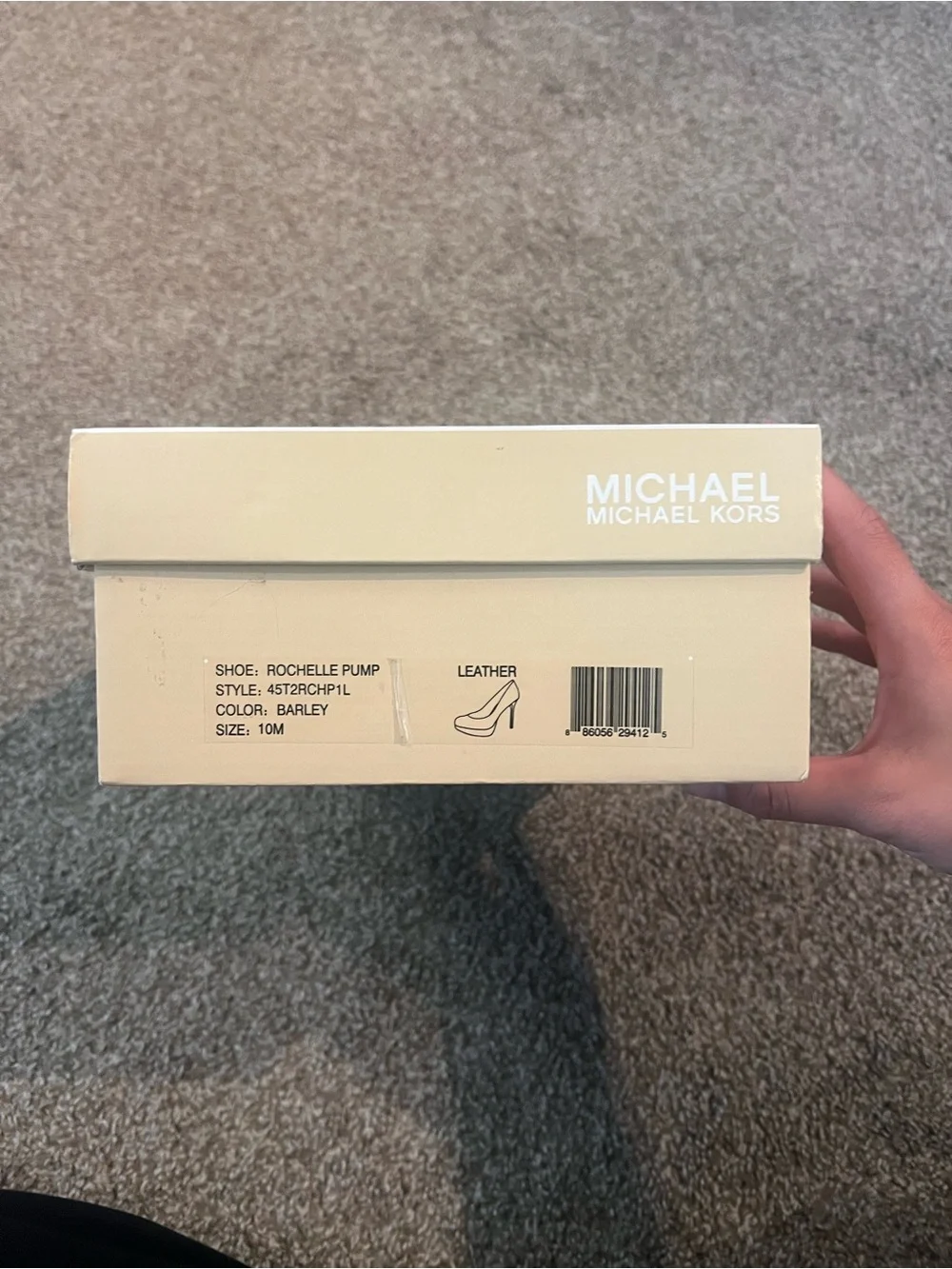 Michael Kors Brown Leather Platform Pumps | Size 10